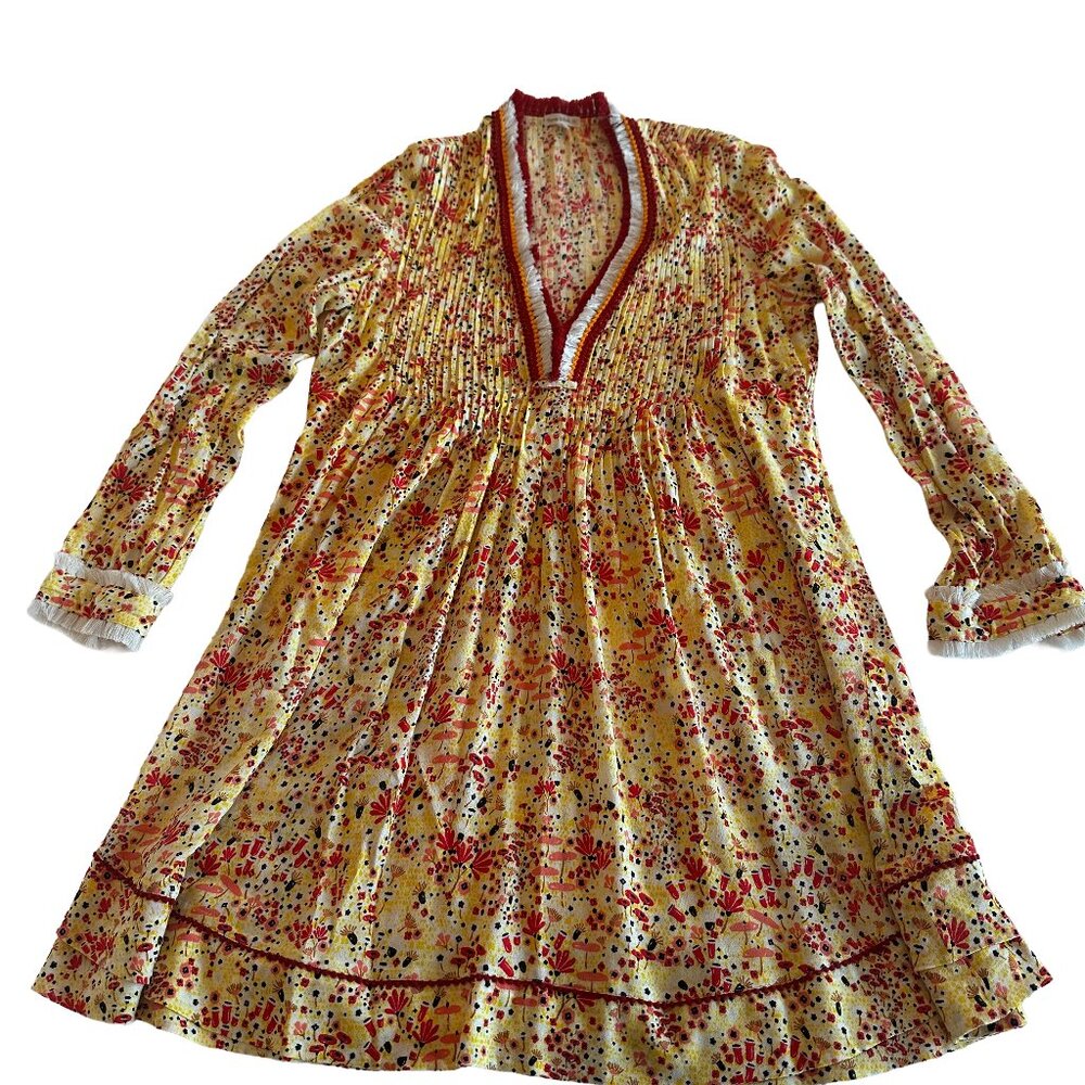 Poupette St. Barth Floral Mini Dress – Boho Chic Resort Style